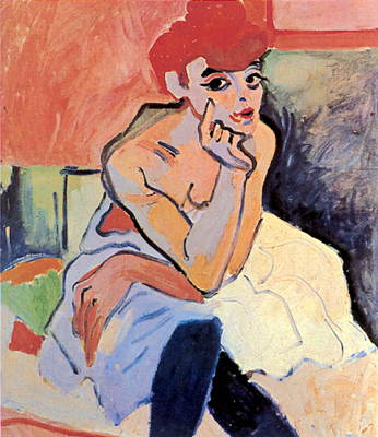 А. Дерен. Женщина в рубашке. 1906 г.